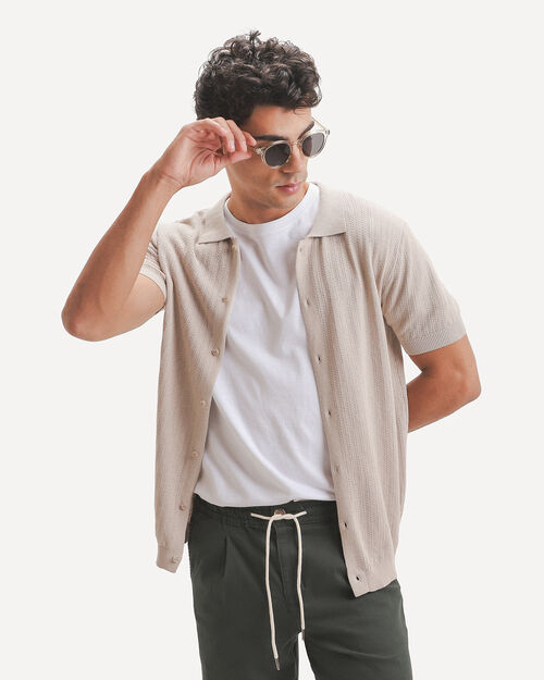 Camisa Relaxed Caf&eacute;
