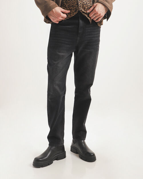 Jeans Negro  Fit Relaxed