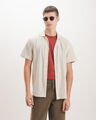 Camisa Negra Cuello Resort,ARENA
