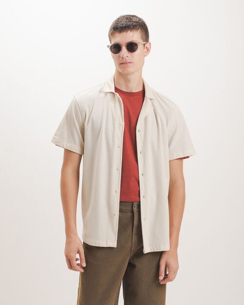 Camisa Caf&eacute; Relaxed