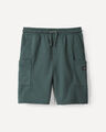 Short Cargo Azul,VERDE