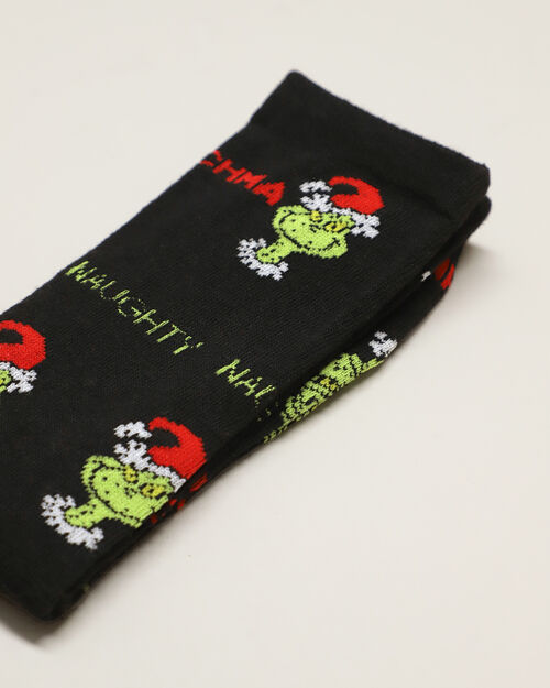 Calcetines Navide&ntilde;os El Grinch