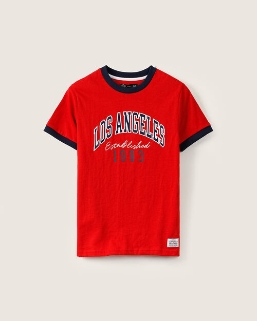 Playera Roja Estampada