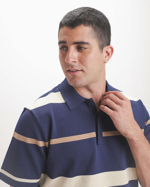 Polo Azul Relaxed