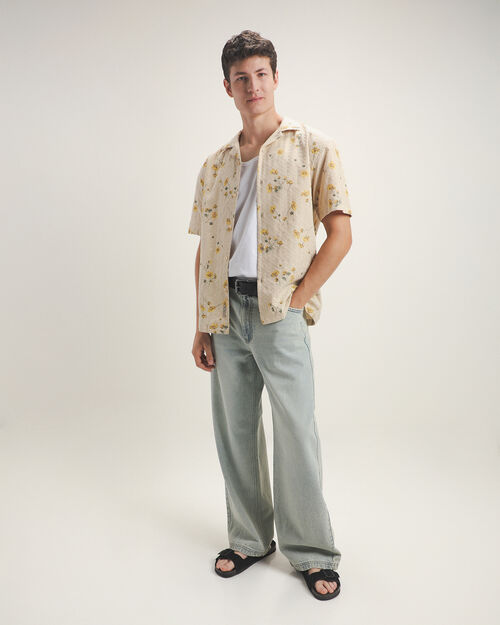 Jeans Fit Baggy Azul