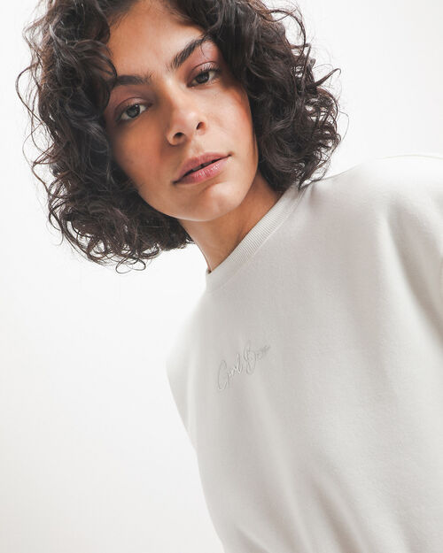 Sudadera Cerrada Blanco