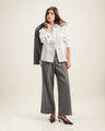 Camisa Blanca Manga Larga,BLANCO
