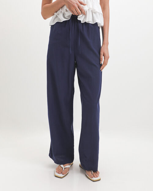 Pantal&oacute;n Azul Jaretas