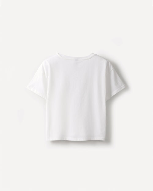 Playera Blanca Pocket