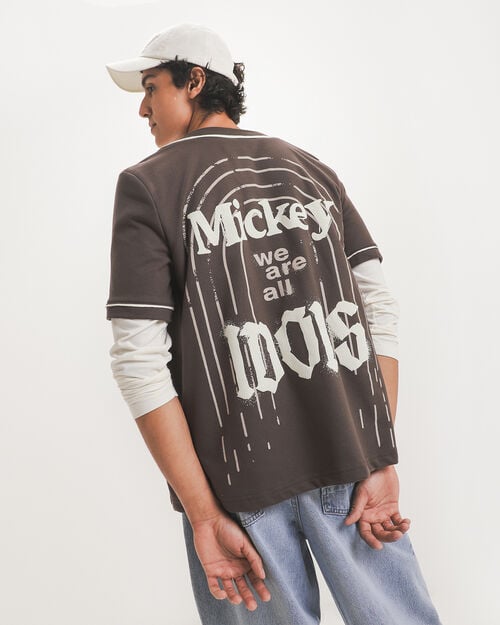Playera Relaxed Mickey Mouse