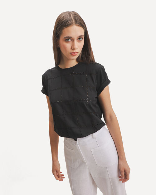 Blusa Tejido Eyelet