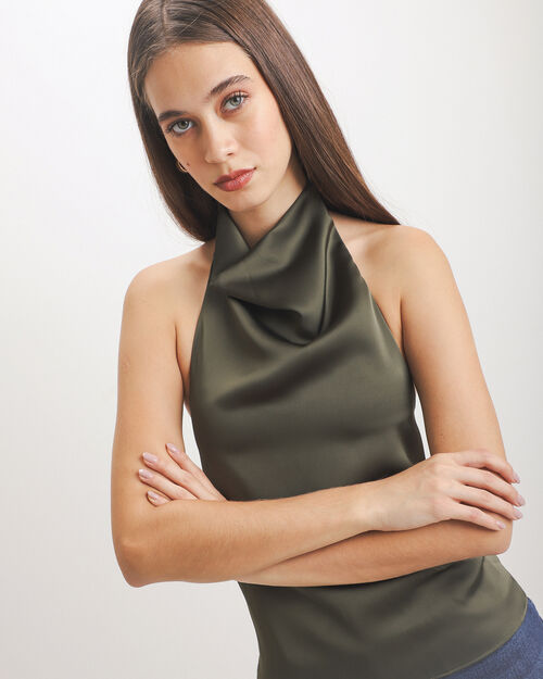 Blusa Halter Verde