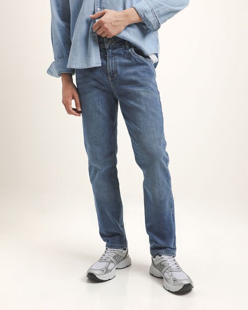 Jeans Fit Slim Azul