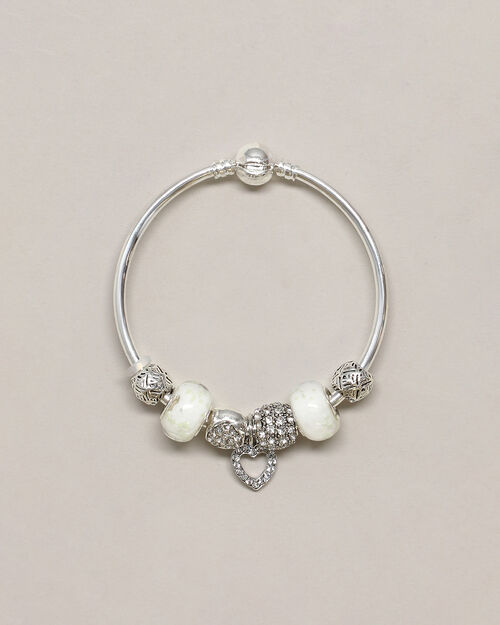 Pulsera Charms Plateada