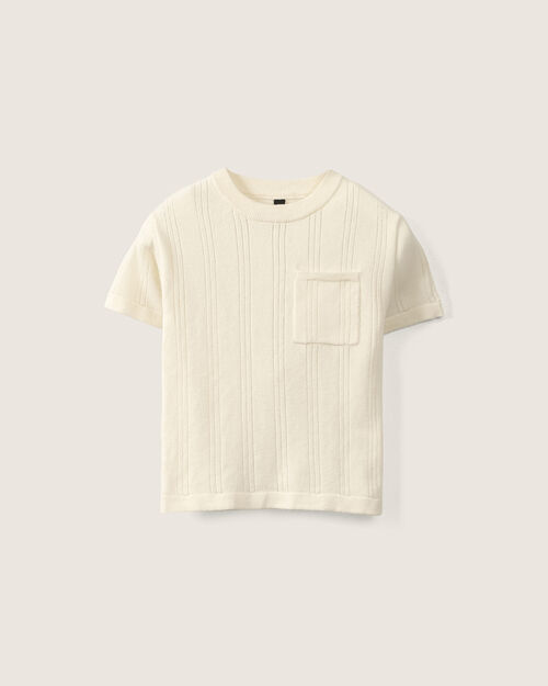 Playera Blanca De Punto