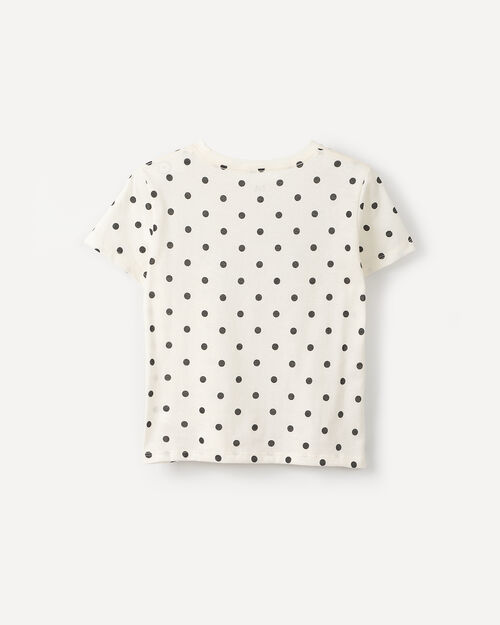 Playera Estampada Lunares