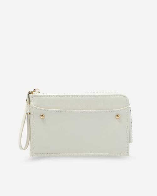 Tarjetero Beige