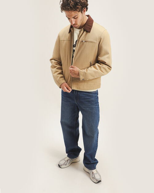 Chamarra Fit Relaxed Gabardina