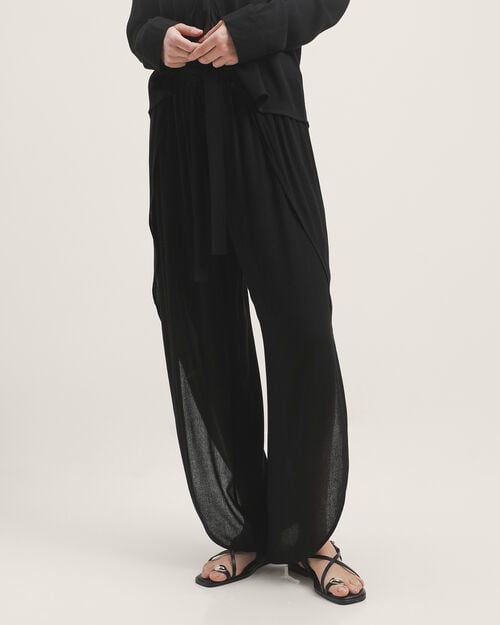 Pantal&oacute;n Negro Lazo