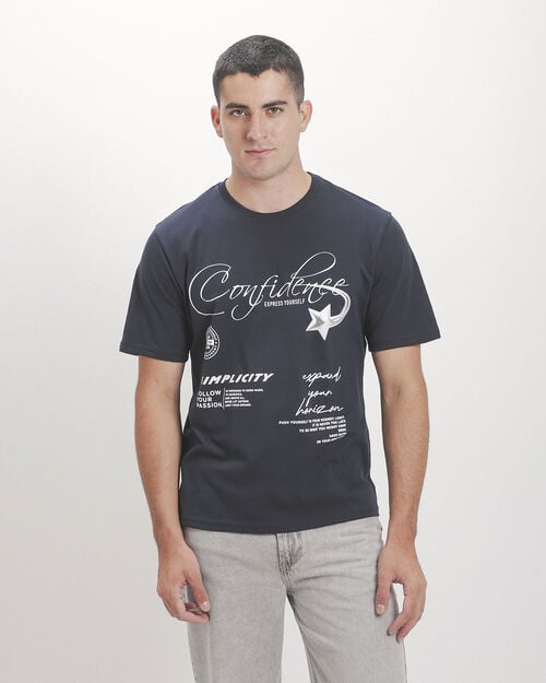 Playera Azul Regular