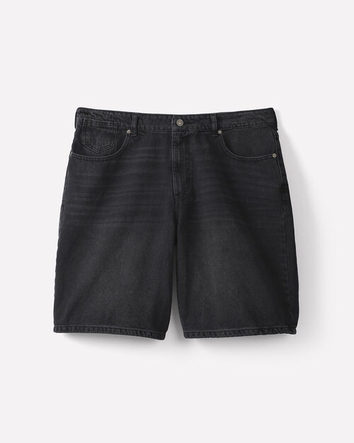 Bermuda Baggy De Mezclilla