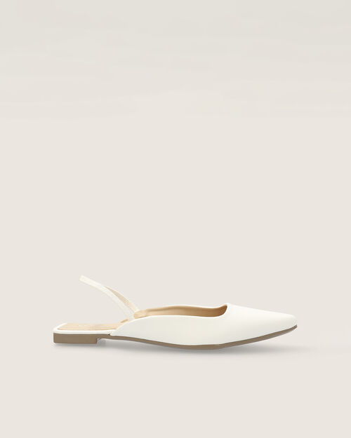 Zapato Plano Blanco