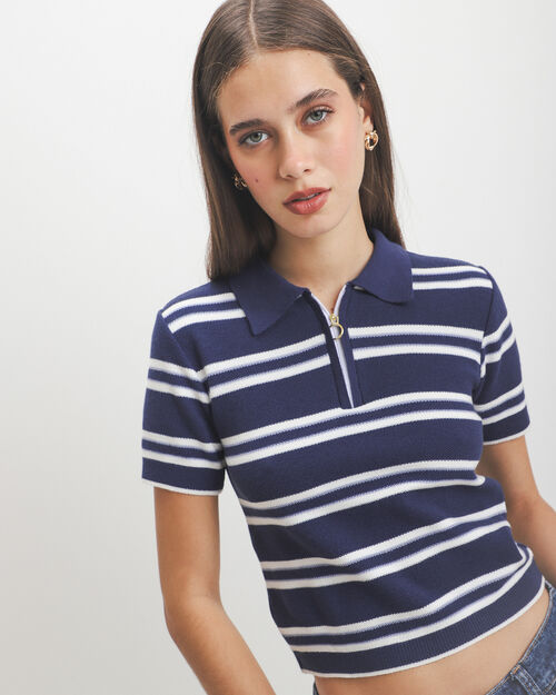Polo Azul Rayas