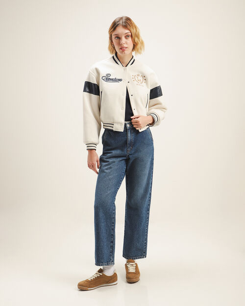 Jeans Fit Straight Azul