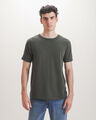 Playera Slim Gris,OLIVO OBSCURO