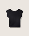 Crop Top Negro,NEGRO