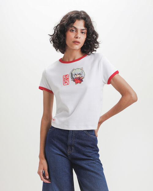 Playera Baby Tee Inuyasha