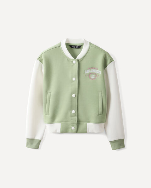 Sudadera Verde Botones