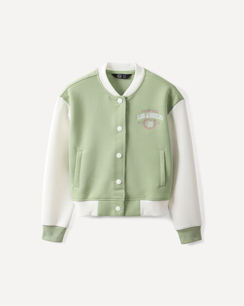 Sudadera Verde Botones