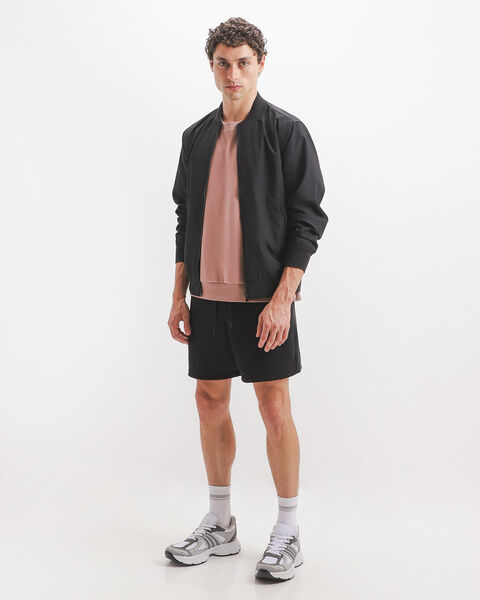 Chamarra Bomber Negra