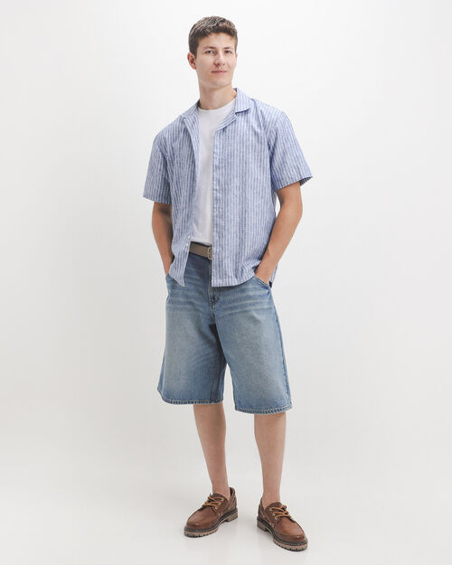 Camisa Azul Relaxed