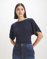 Playera Verde B&aacute;sica,AZUL MARINO