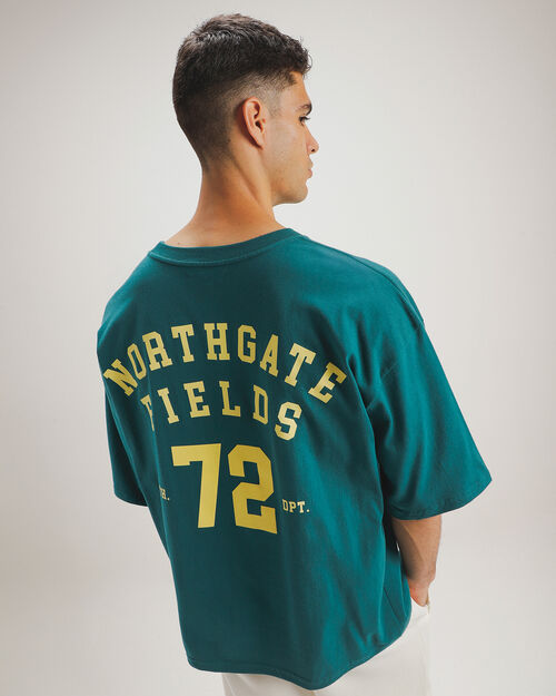 Playera Cropped Verde