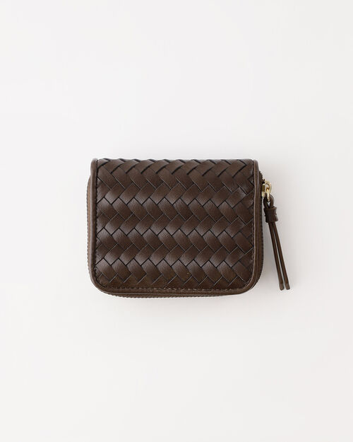 Cartera Caf&eacute; Entrelazada