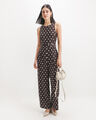 Jumpsuit Estampado Lunares,CAFE
