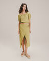 Falda Midi Cruzada,VERDE PASTO
