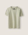 Playera Blanca Manga Corta,VERDE EMPOLVADO