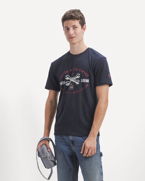Playera Azul Dise&ntilde;o