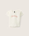 Playera Beige Estampada,CREMA