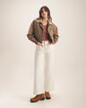 Jeans Beige De Mezclilla,CRUDO
