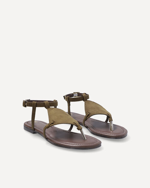 Sandalias Verdes Multitiras