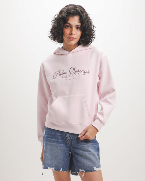 Sudadera Rosa Estampada
