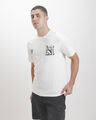 Playera Con Estampado,BLANCO
