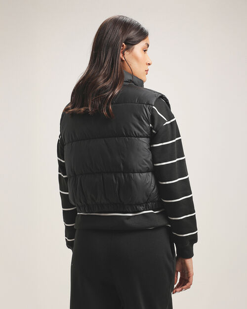 Chaleco Cropped Negro