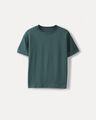 Playera Relaxed Blanca,VERDE