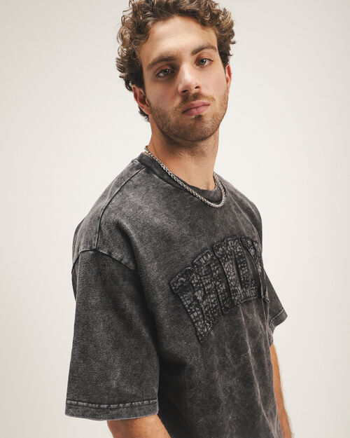 Playera Gris Manga Corta